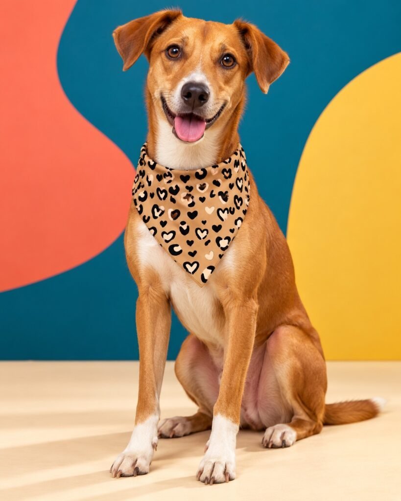 Corazones animal print · Perro